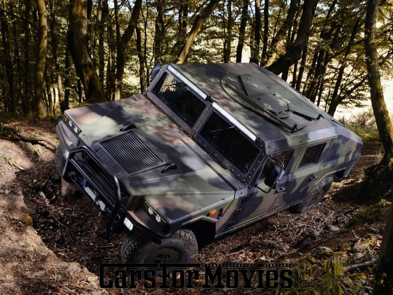 CarsForMovies | URO Vamtac S3 2001 Spanien Sonstige Grün Militärfahrzeug Geländewagen Nordrhein-Westfalen 4616 Voll Gepanzert Panzerung Geschützluke Intercom